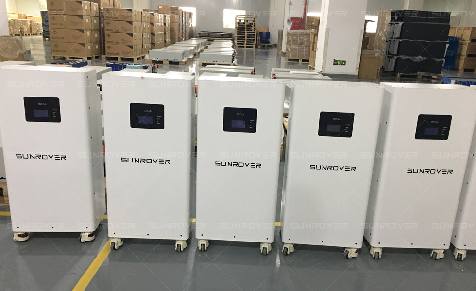 SUNROVER's battery energy storage system is well packed and ready to ship to Estonia.