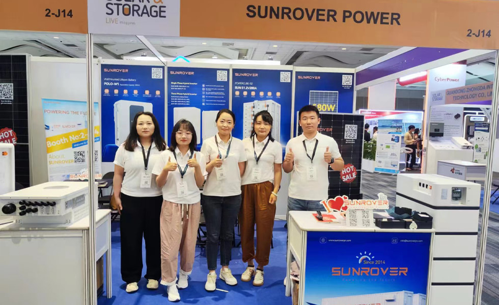 SUNROVER participated in the SOLAR & STORAGE LIVE 2024 photovoltaic energy exhibition in the Philippines!